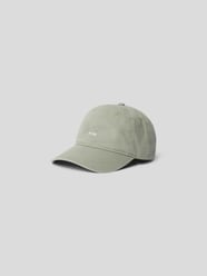 Basecap mit kontrastivem Label-Stitching von WOOD WOOD Grün - 28