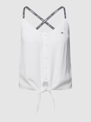 Top aus Viskose von Tommy Jeans Weiß - 35