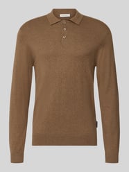 sweter z dzianiny o kroju regular fit z mieszanki bawełny z dodatkiem kaszmiru od Casual Friday - 9