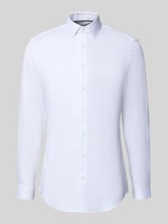 slim fit zakelijk hemd met kentkraag van Jake*s - 9