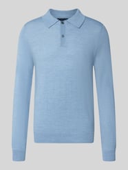 Regular Fit Poloshirt aus Woll-Mix von Christian Berg Men - 23