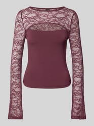 Longsleeve mit Cut Out von Gina Tricot Bordeaux - 42