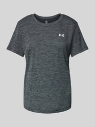 T-Shirt mit Logo-Print Modell 'Tech Textured' von Under Armour Schwarz - 7