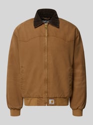 Jacke mit Reißverschluss und Label-Detail Modell 'Santa Fe' von Carhartt Work In Progress - 7