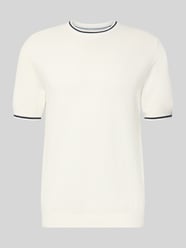 Regular Fit T-Shirt in Strick-Optik von Christian Berg Men - 22