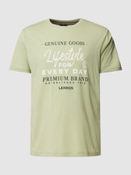 T-shirt z nadrukowanym motywem od Lerros Zielony - 42