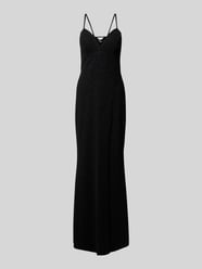 Abendkleid mit V-Ausschnitt von TROYDEN COLLECTION Schwarz - 3