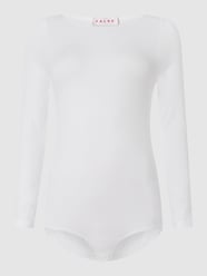Body met katoen  van Falke Wit - 4