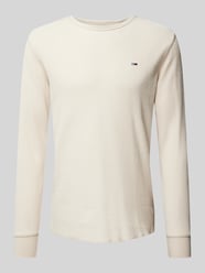 Longsleeve mit Label-Stitching von Tommy Jeans Beige - 41