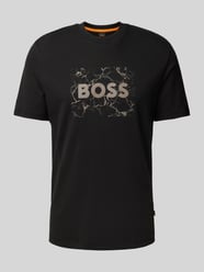 T-shirt z nadrukiem z logo od BOSS Orange - 47