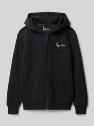 Regular fit sweatjack van katoenmix met ritssluiting van KARL KANI - 40