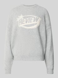 Strickpullover mit Label-Print von REVIEW - 10