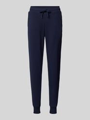 Regular Fit Sweatpants mit elastischem Bund von Christian Berg Woman Blau - 12