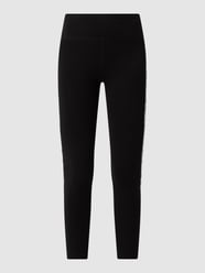 High Waist Sportleggings mit Animal-Print  von DKNY PERFORMANCE Schwarz - 26
