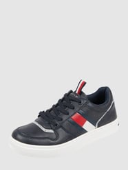 Sneaker in Leder-Optik Modell 'Kobe'  von T.Hilfiger Kids Shoes Blau - 23