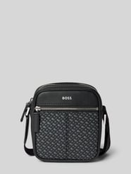 Crossbody Bag mit Label-Print Modell 'Zair' von BOSS Schwarz - 35