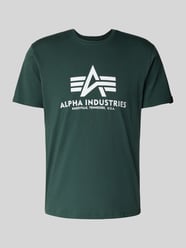 T-Shirt mit Label-Print von Alpha Industries - 39