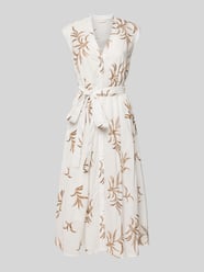 Midikleid mit Taillengürtel von Milano Italy - 26