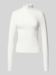 Longsleeve mit Stehkragen Modell 'Elina' von LeGer - 7