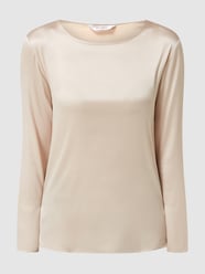 Blusenshirt aus Seide-Elasthan-Mix Modell 'Moldava' von MaxMara Leisure Rosa - 4