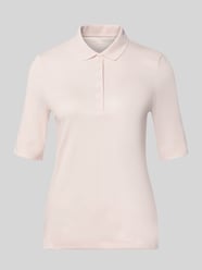 Slim Fit Poloshirt mit Knopfleiste und 1/2-Arm von Christian Berg Woman - 24