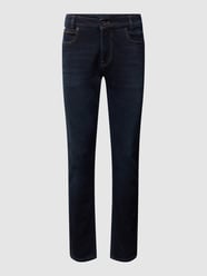 Modern fit jeans met stretch, model 'Batu' van Gardeur Grijs / zwart - 16
