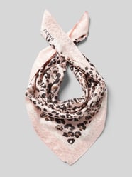 Sjaal met labelopschrift, model 'JACQUARD FOULARD' van Guess Fuchsia - 3