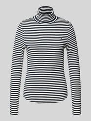 Bluzka z długim rękawem o kroju slim fit z mieszanki wiskozy od Tommy Hilfiger - 9