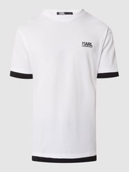 T-Shirt im Double-Layer-Look  von Karl Lagerfeld Weiß - 18
