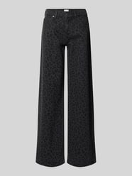 Jeans w kroju wide fit z nadrukiem zwierzęcym allover model 'Medley' od Mustang - 3