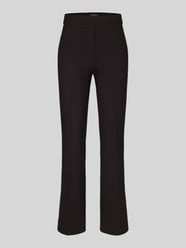 Regular fit rechte broek van viscosemix model 'Editta' van Stehmann - 5