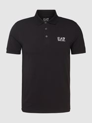 Poloshirt mit Label-Print von EA7 Emporio Armani Schwarz - 31