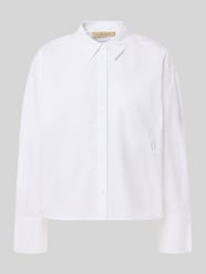 relaxed fit blouse van puur katoen met borstzak van Smith and Soul - 48