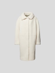 Wintermantel aus Teddyfell von Juvia Beige - 4