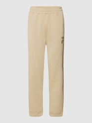 Sweatpants mit Label-Stitching Modell 'BADRA' von FILA Beige - 34
