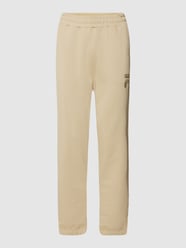 Sweatpants mit Label-Stitching Modell 'BADRA' von FILA Beige - 36