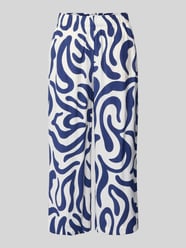 Straight Leg Stoffhose mit elastischem Bund Modell 'LIFE' von Mango Beige - 21