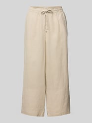 Wide Leg Stoffhose mit Tunnelzug von Christian Berg Woman Beige - 16