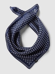 Schal mit Allover-Muster von Fraas Blau - 42