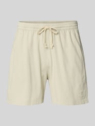 Regular Fit Shorts mit Label-Stitching von CHAMPION Beige - 40