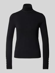 Pullover mit Rollkragen von Liu Jo White Schwarz - 9