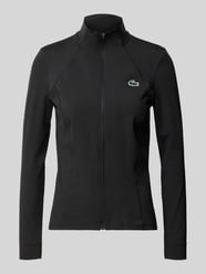 Slim fit trainingsjack met logopatch van Lacoste Sport - 6