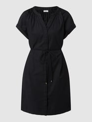 Blousejurk met tailleriem  van s.Oliver BLACK LABEL Grijs / zwart - 42