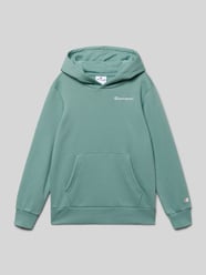 Hoodie met labelstitching en kangoeroezak van CHAMPION - 20