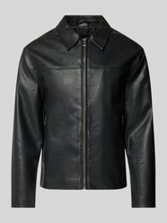 Kurtka o kroju regular fit w skórzanym wyglądzie model 'JACK' od ONLY & SONS - 15