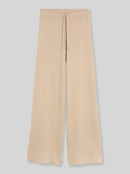 Wide Leg Culotte aus Baumwoll-Mix mit Seiden-Anteil von Tom Tailor Beige - 3