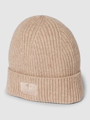 Beanie mit Label-Patch von JOOP! Braun - 23