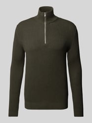 Gebreide pullover met schipperskraag, model 'RBLALIAM' van Jack & Jones Premium Groen - 31