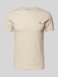 T-Shirt mit Label-Stitching von Polo Ralph Lauren Beige - 1