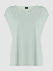 Shirt mit angeschnittenen Ärmeln  von s.Oliver BLACK LABEL Türkis - 33